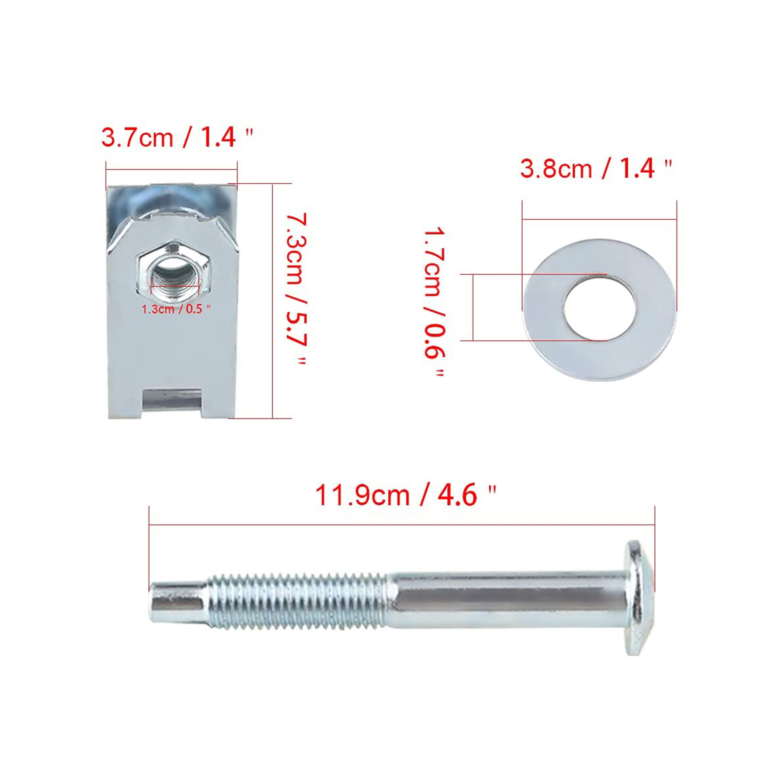 Bed Mounting Hardware 6 Bolt Set Kit For 05-13 ford F150 6 7 Foot Bed 924-313