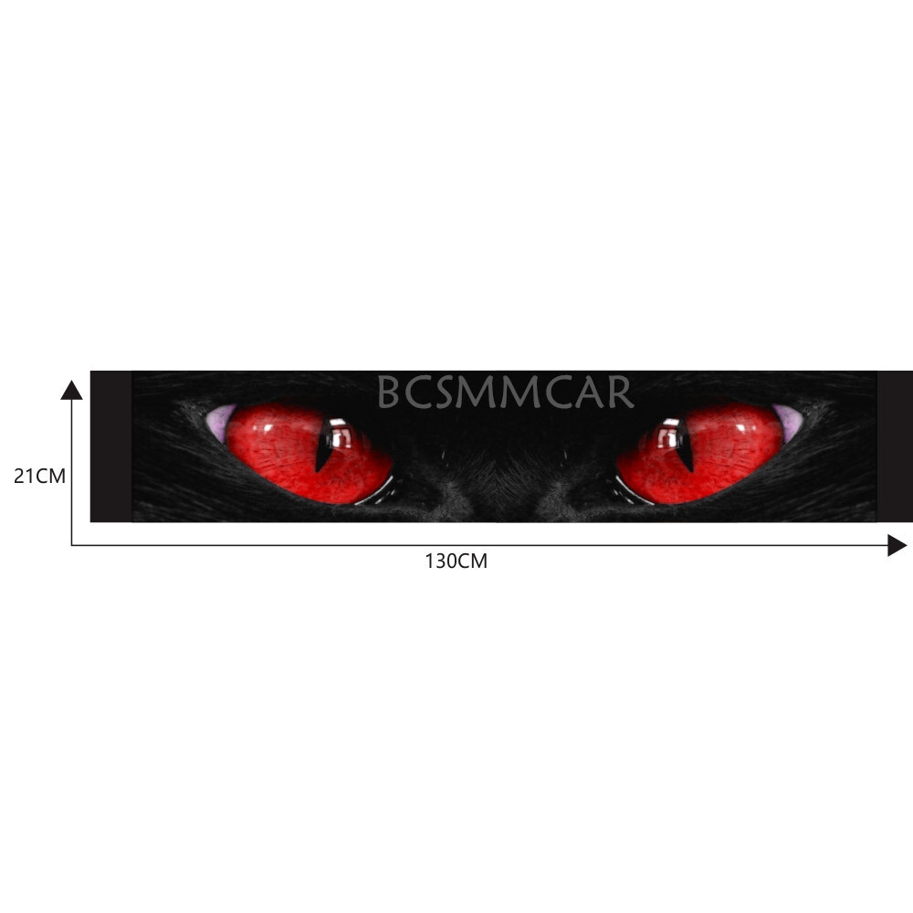 Car Front Rear Window Sticker DIY Wrap Body Cover Decal Sunshade Strip Vinyl