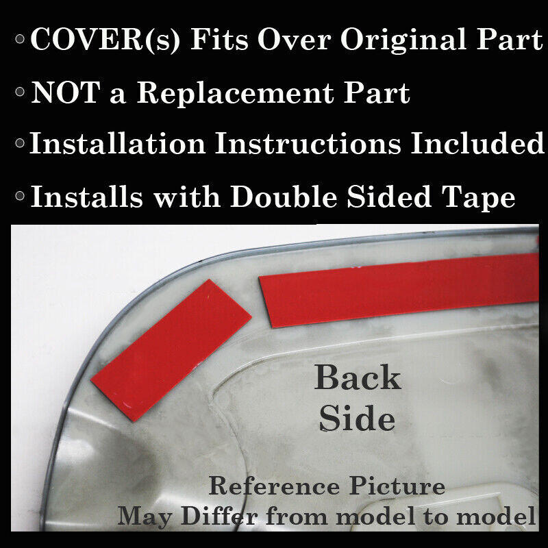 Fog Light Frame Trim Decor Cover Ring Bezels For Chevy Avalanche Tahoe 2007-2013
