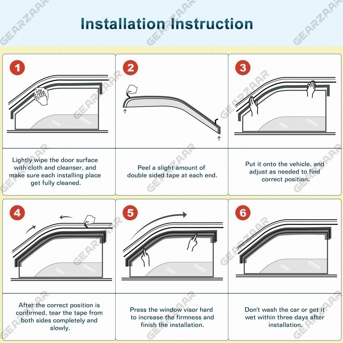 Window Visors Rain Guards Deflectors For 2019-2024 Nissan Altima JDM Mugen Style