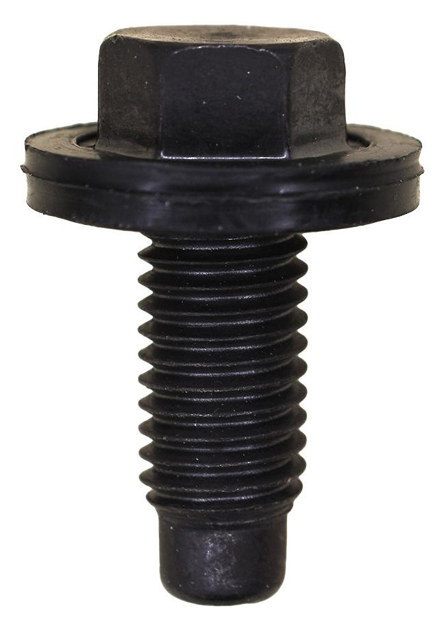 M12-1.75 Drain Plug With 27mm Rubber Washer, 28mm Length Under Head (Qty: 2)