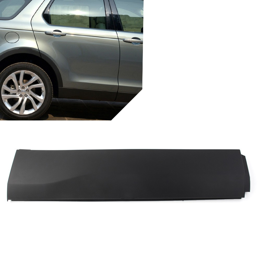 Car Auto Rear Door Guard Trim Strip For Land Rover Discovery Sport 15-19 Black