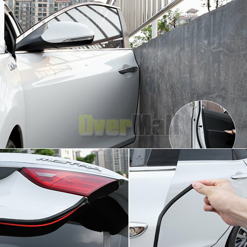 Protector De Goma Forma de U Para El Borde De La Puerta Del Coche Sello Para Los