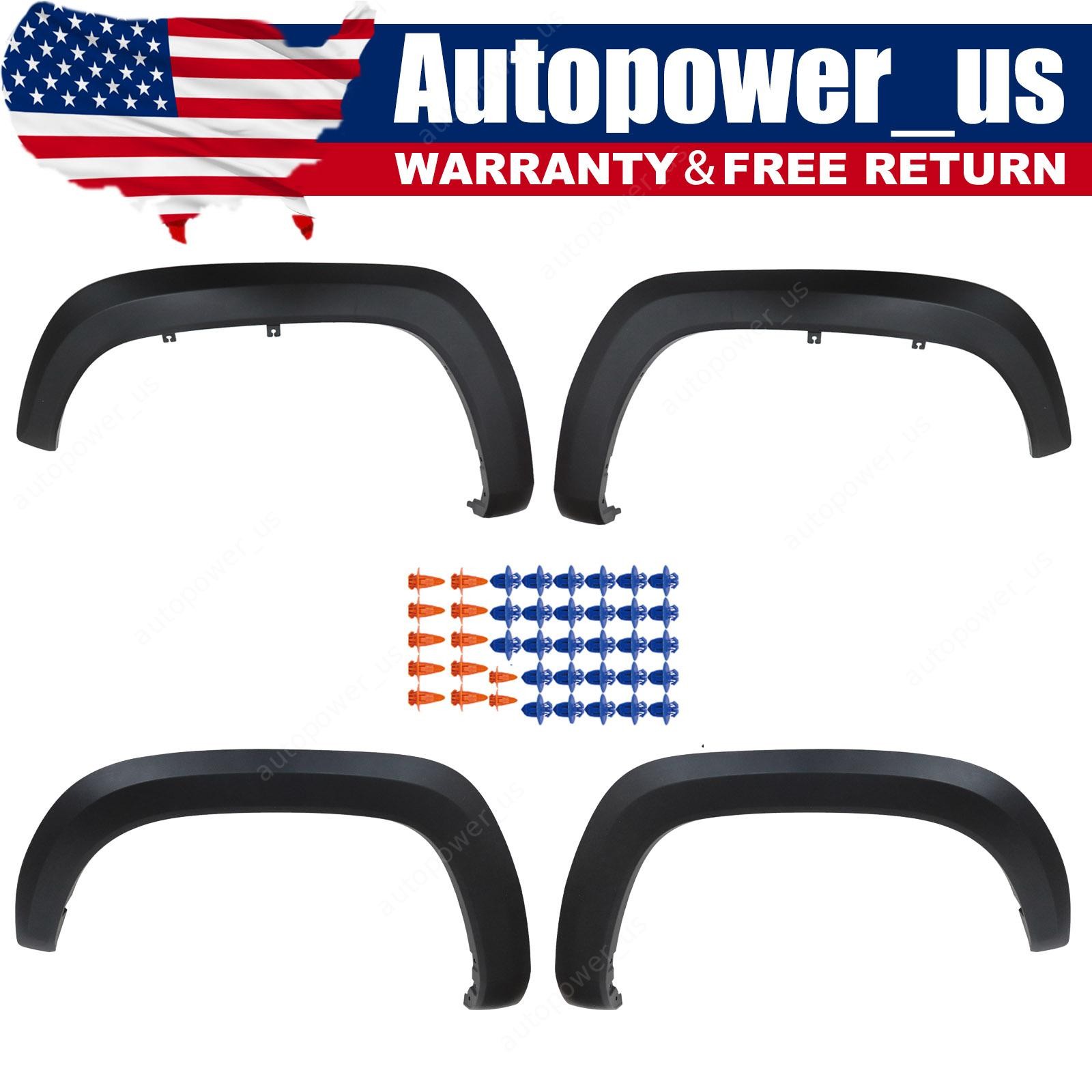 Front Rear Left Right Side Wheel Fender Flare Trim For 2016-2023 Toyota Tacoma