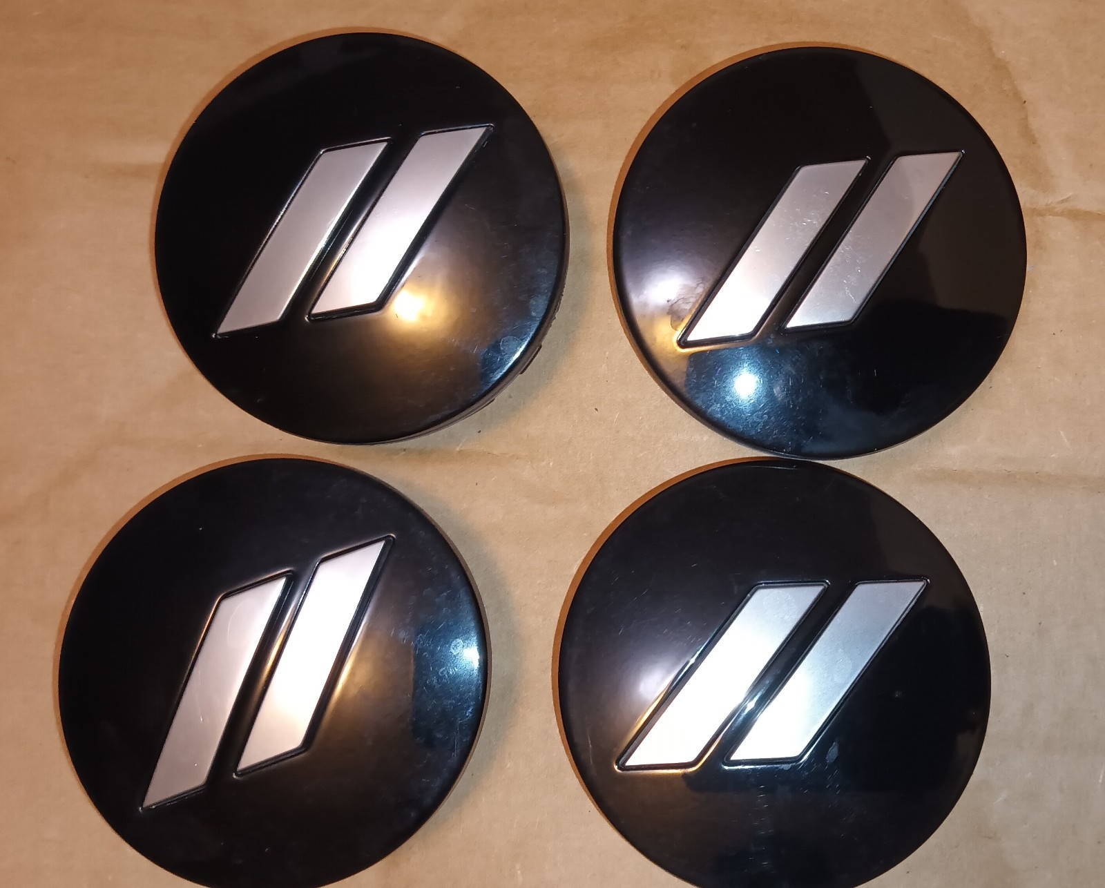 4pc Set 63mm Silver Slash Wheel Center Caps For Dodge Charger Challenger Durango