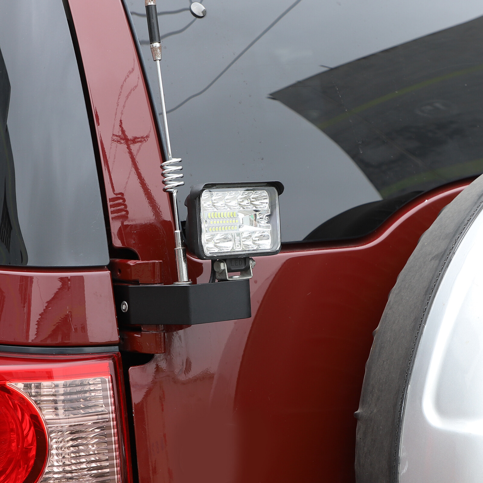 Steel Car Tailgate Antenna Bracket Mount Holder For Toyota FJ Cruiser 2007-2021