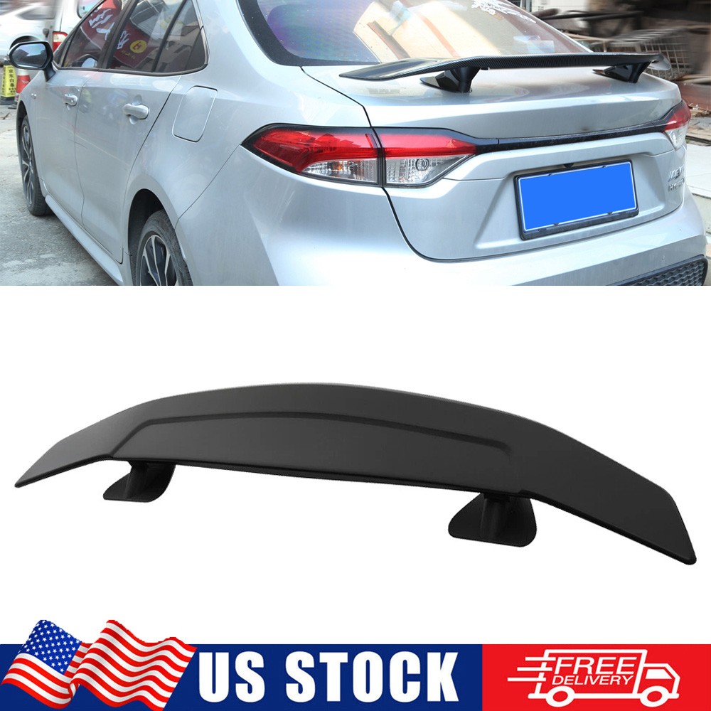 47” Rear Trunk Spoiler Lip Roof Tail Wing Matte Black For Car Sedan Universal