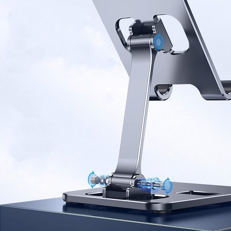 Metalfolding Phone Tablet Desktop Stand Desk Holder Mount Cradle For iPhone iPad