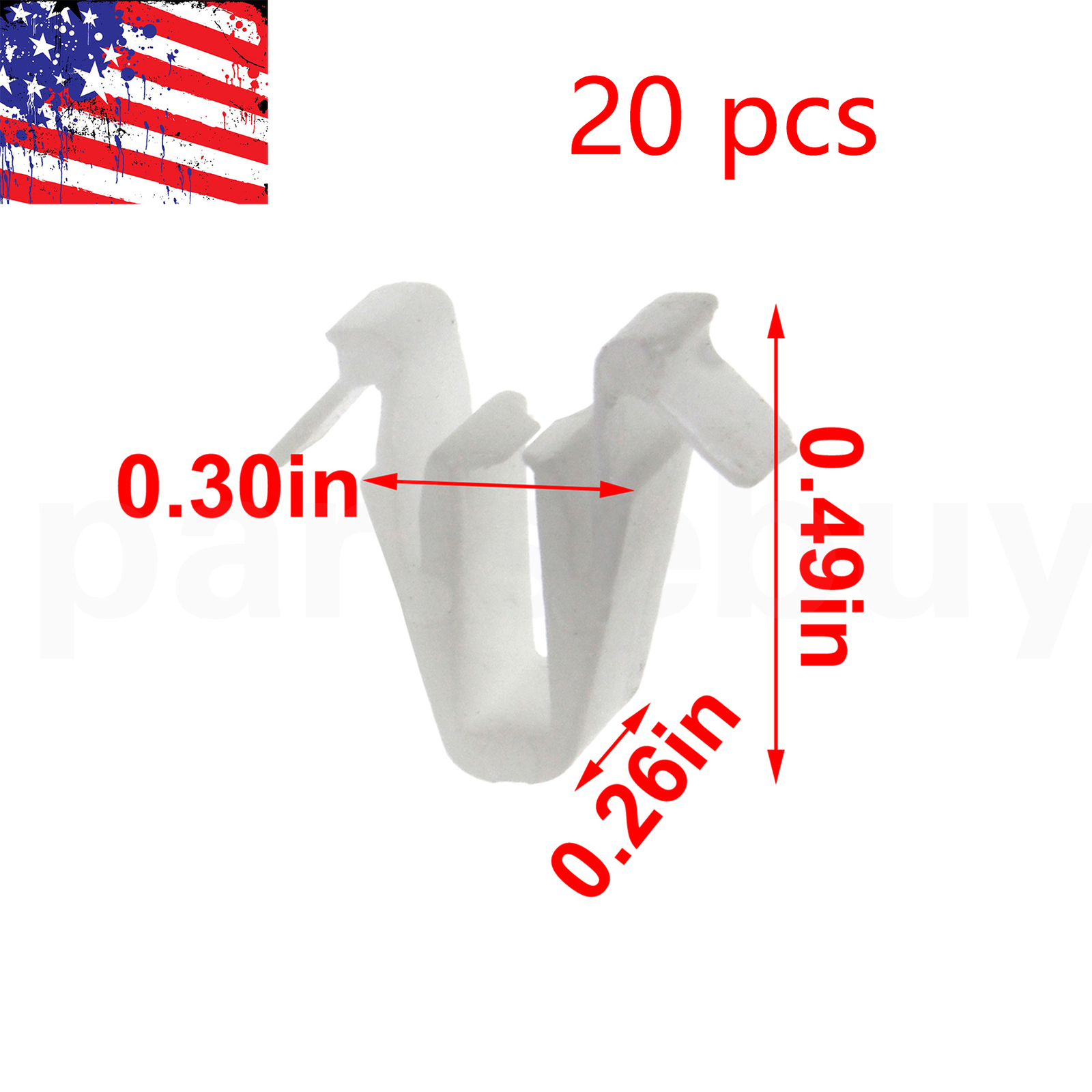 20x Repair Fastener Hold Door Garnish Moulding Clips fit for Toyota A21369