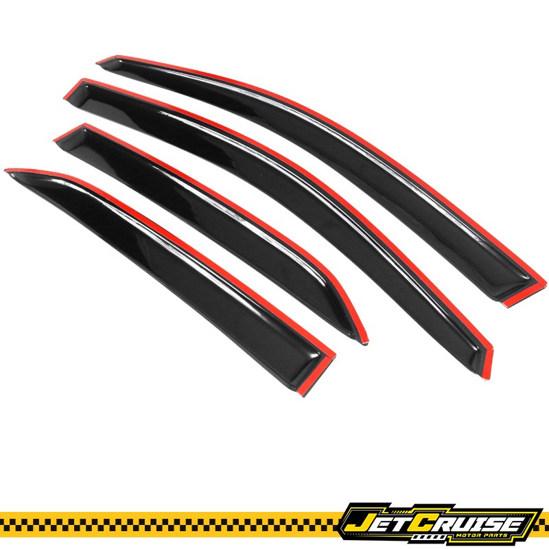 Fits 09-13 Toyota Corolla Acrylic Window Visors Rain Sun Guard Deflector 4Pcs