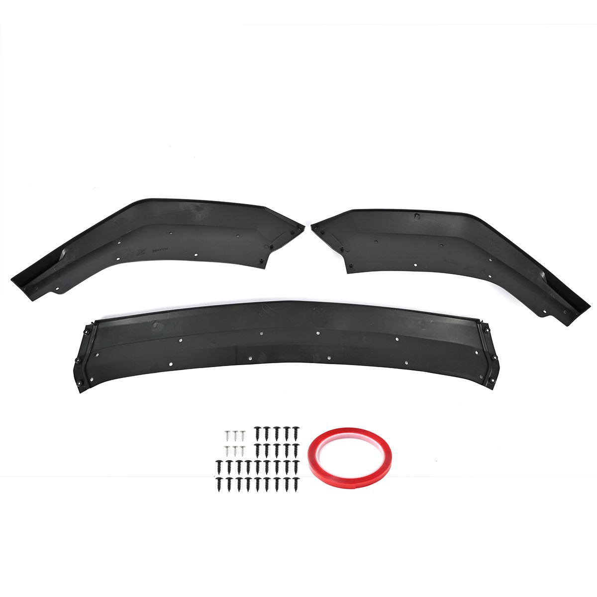 Matte Black GT Style For Ford Mustang S650 EcoBoost 2024-2025 Front Bumper Lip