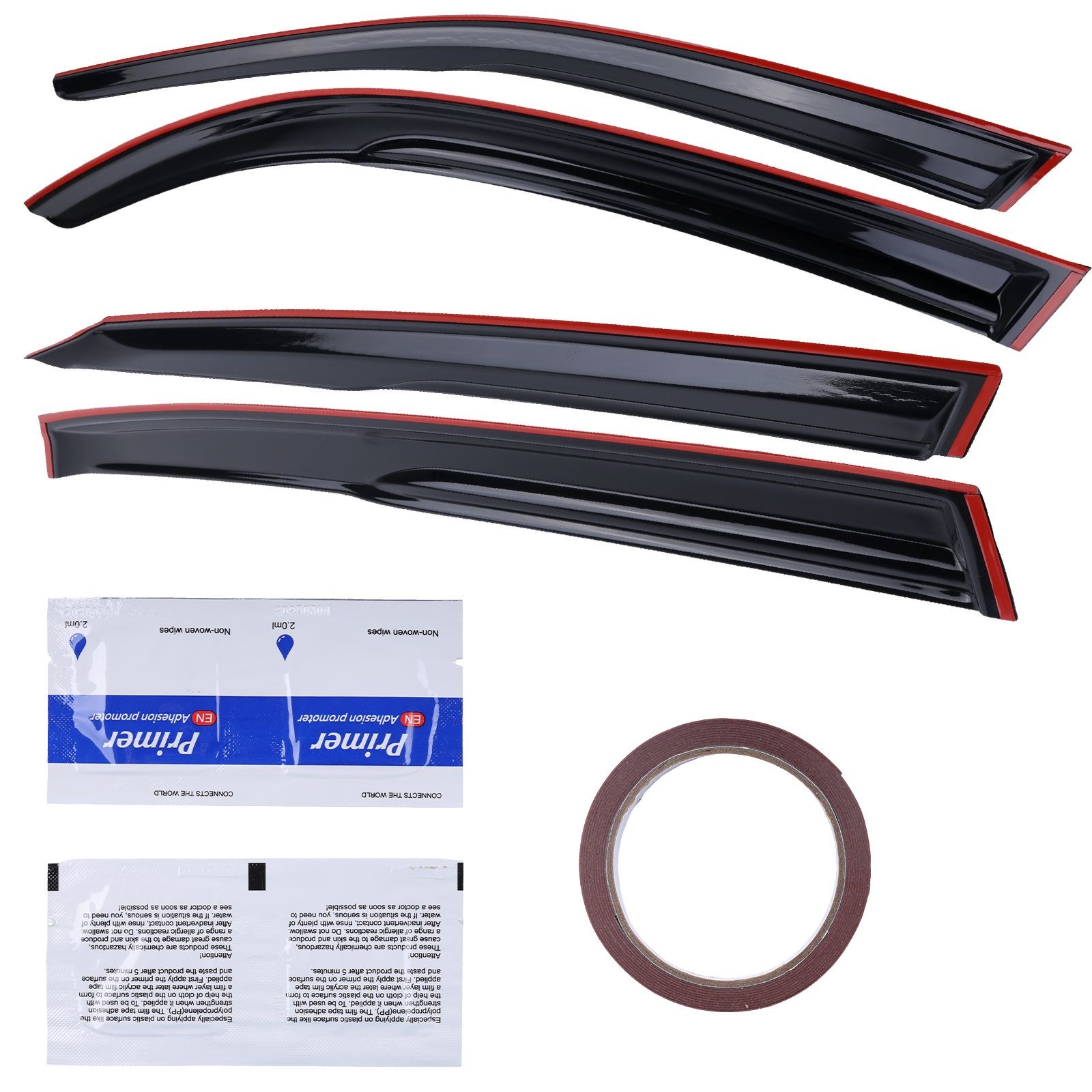 For 2023-2025 Acura Integra JDM Mugen Style Window Visors Rain Guards Deflector