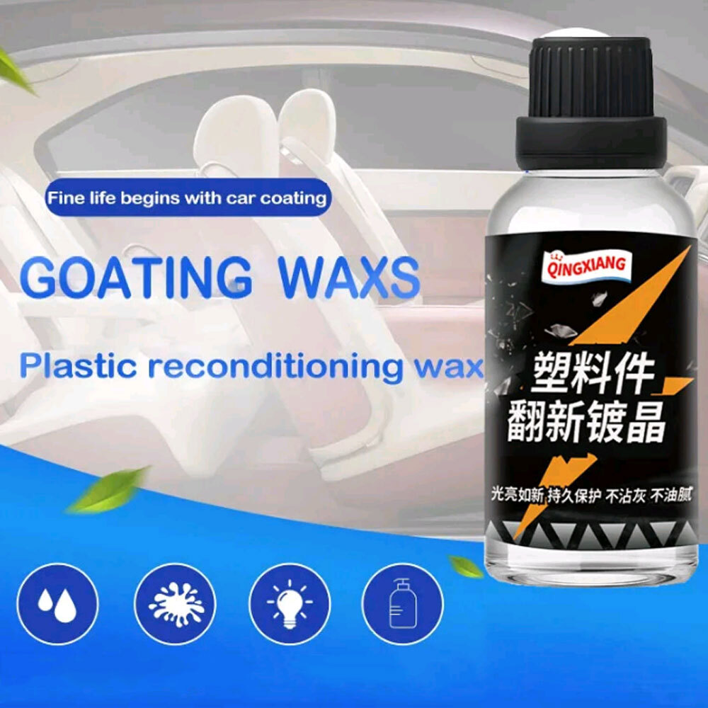 Car Plastic Restorer Back To Black Gloss Clean Polish Repair Coating Renovator.