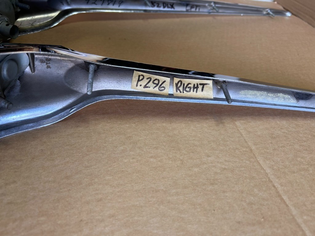 1952 Oldsmobile 88 Deluxe Rear Crown & Tail Light Assemblies NOS GM!