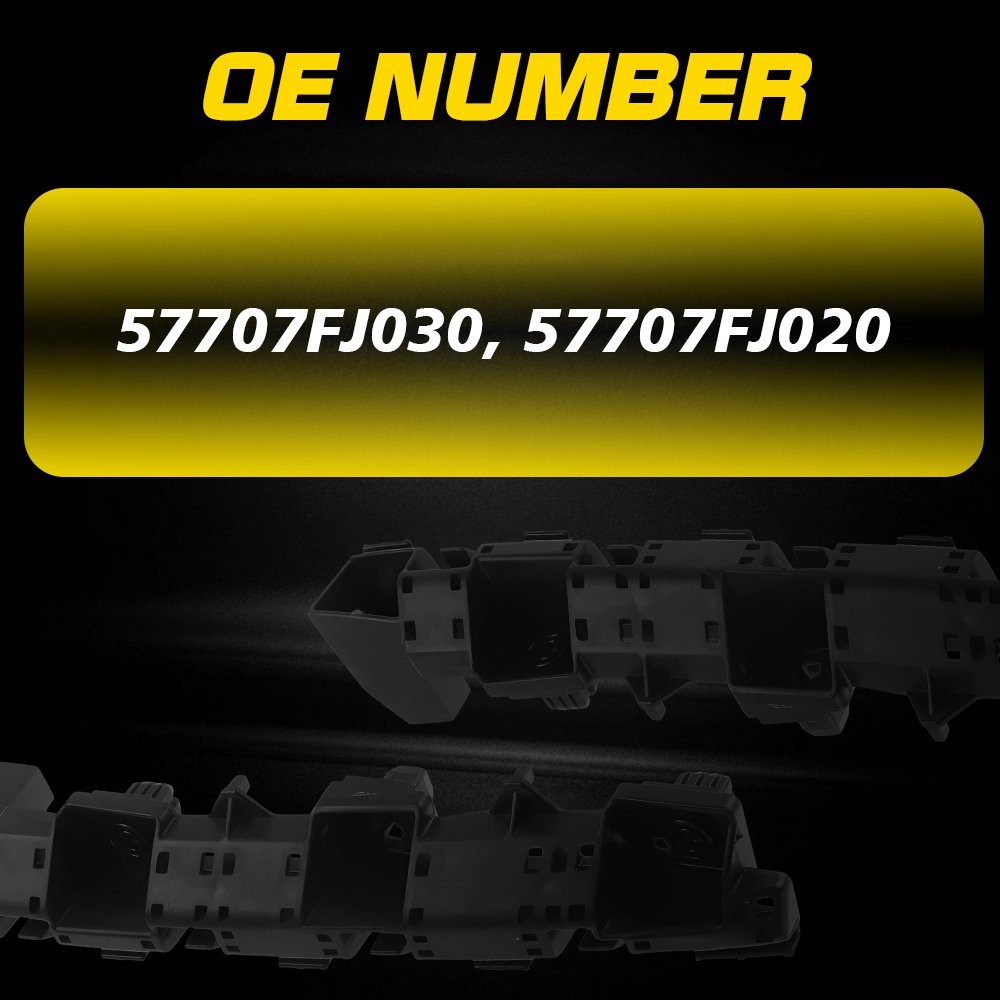 For 2012-2016 Subaru Impreza Front Left & Right Bumper Retaining Bracket Set Y