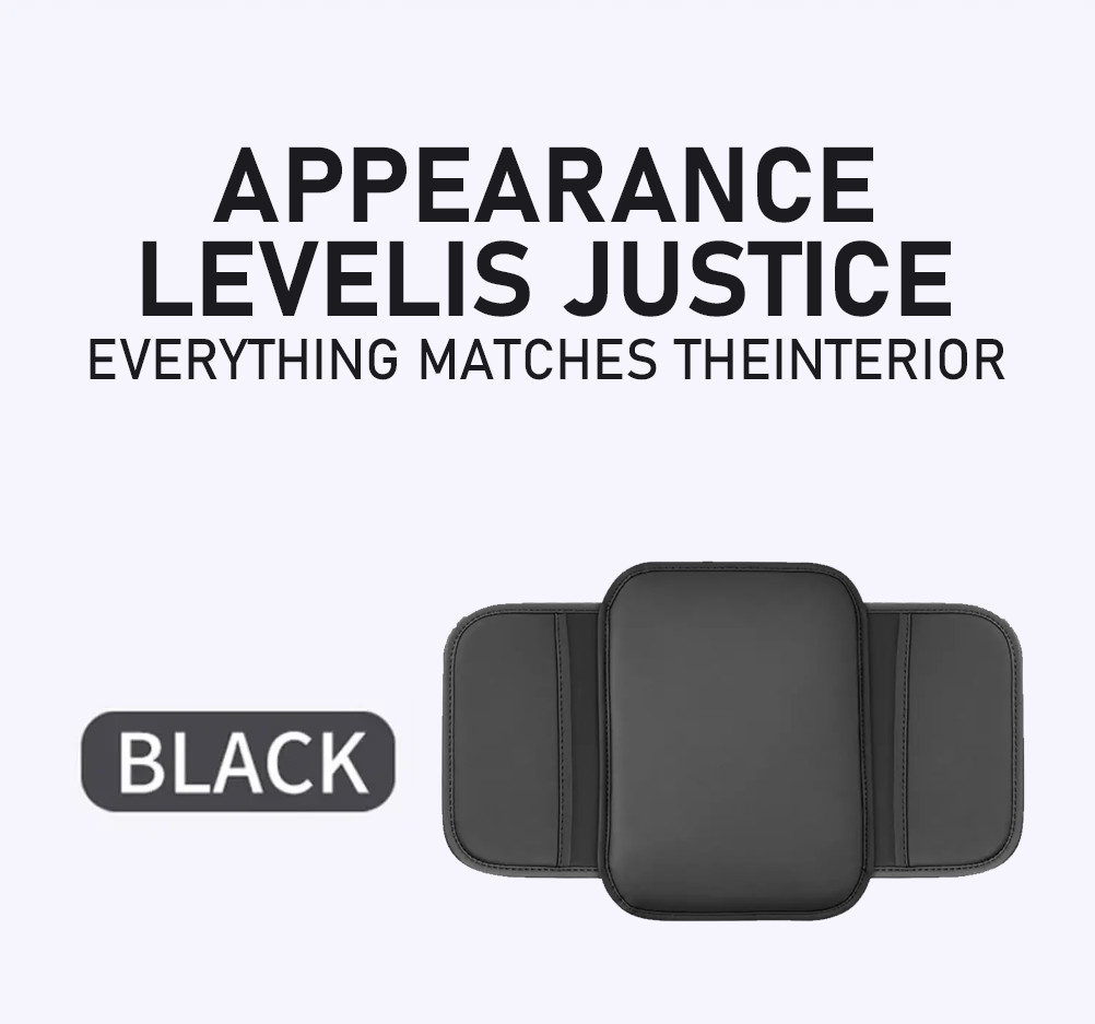 Car Leather Seat Armrest Cushion Protector Storage Pad Interior Accessories US