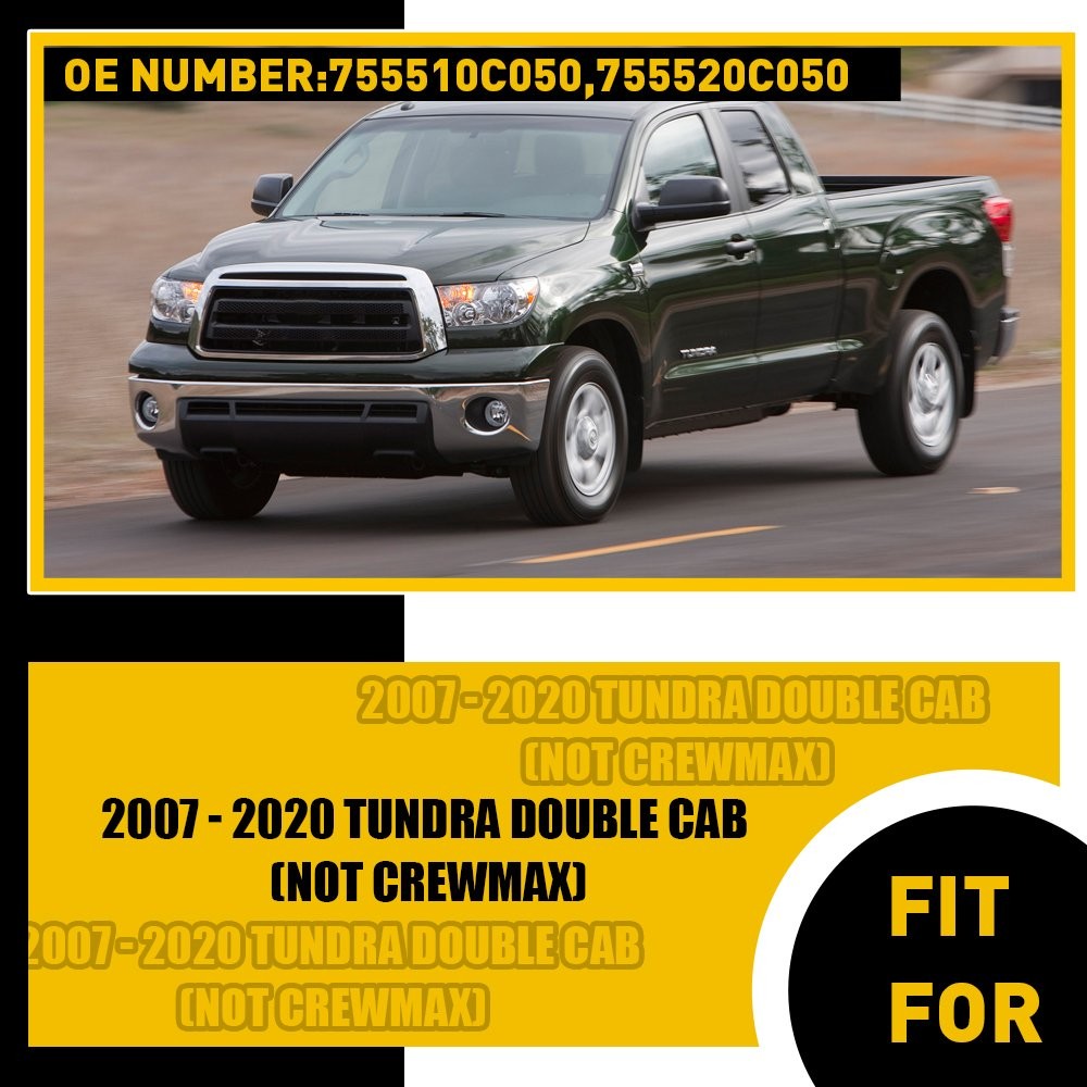For 2007-2021 Tundra Crewmax 4 Pair Roof Molding Drip Weatherstrip