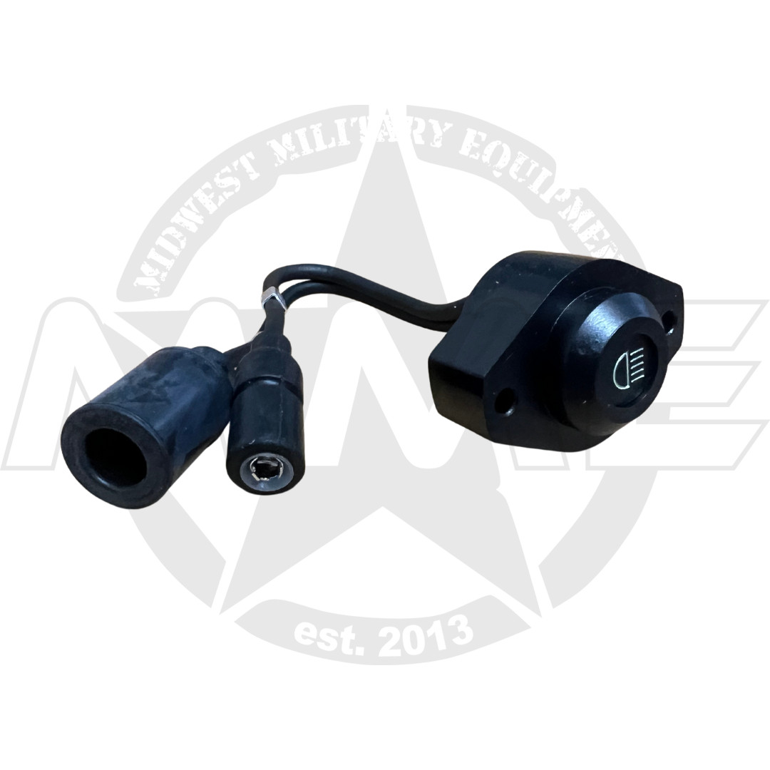 BLACK High Beam Indicator Light For HMMWV/Humvee