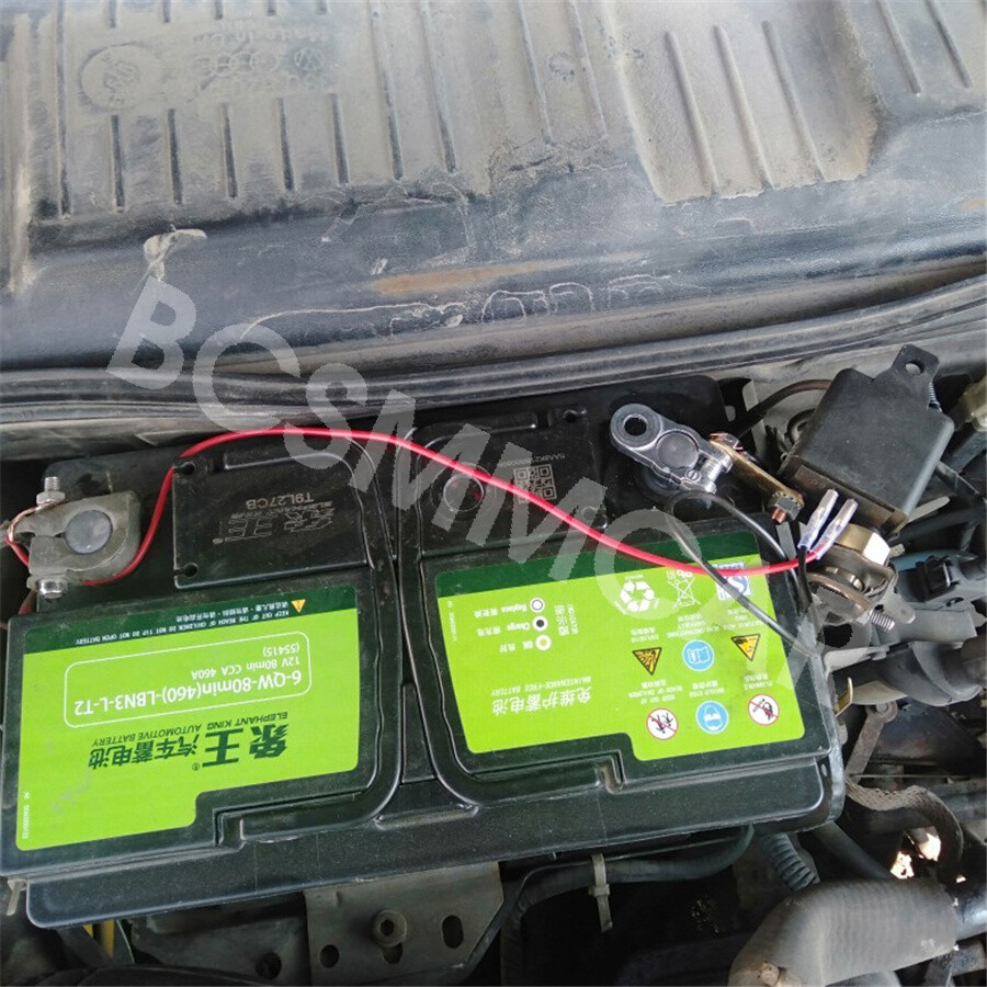 Wireless Dual Remote Car Battery Cut Off Kill Switch Master Disconnect Isolator