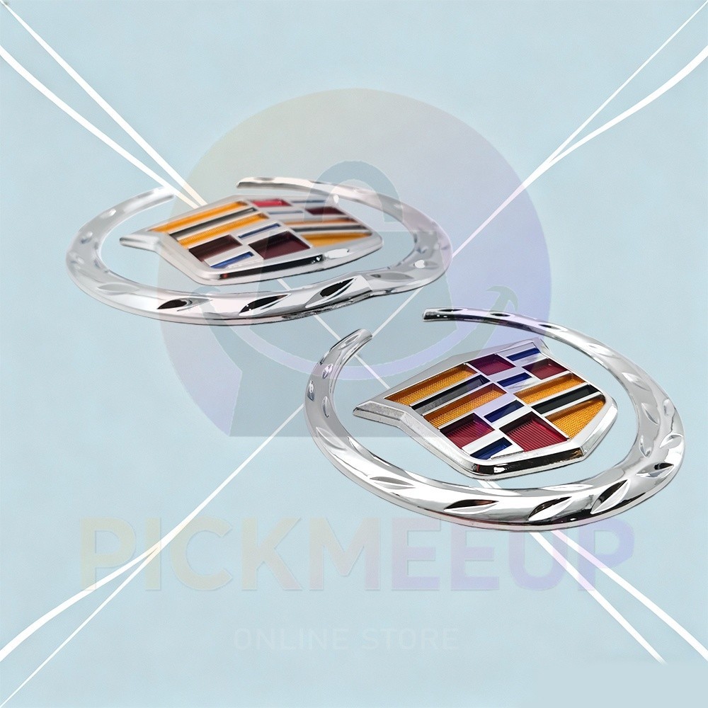 Chrome Front Grille Rear Trunk Lid Emblem for XTS CTS Escalade Symbol Ornament
