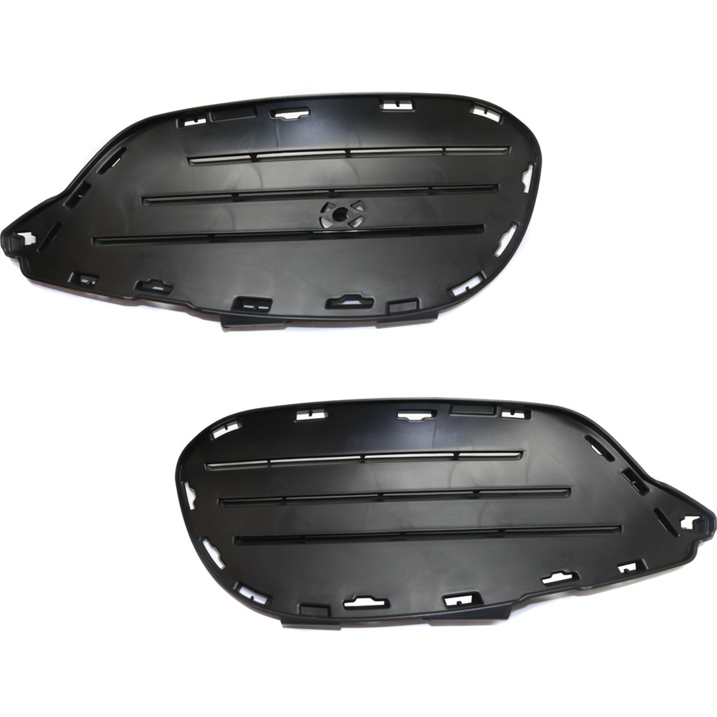Bumper Grille For 2014 Mercedes-Benz E350 Set of 2 Driver and Passenger Side