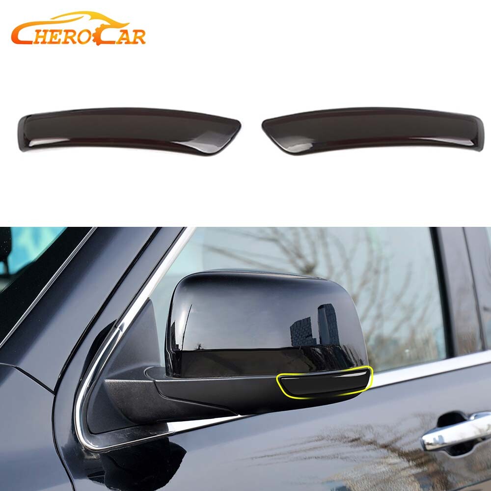 For 2011-2013 Jeep Grand Cherokee Smoked Taillight Rear Fog Turn Lamp Cover Trim