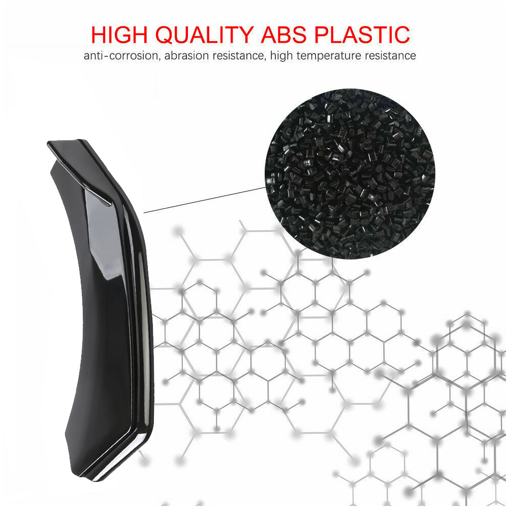 Gloss Black Car Front Bumper Spoiler Lip Splitter Body Kit For Jaguar XE XJ XJL