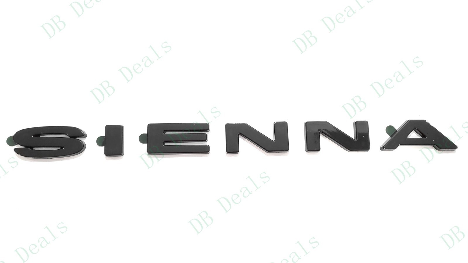 OVERLAY Rear Liftgate Gloss Black SIENNA Letter Logo Emblem 2021+ Toyota Sienna