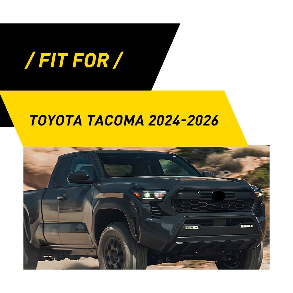 For Toyota Tacoma 24-26 Carbon Fiber Front Inner Dashboard Panel Frame Trim 1-5X