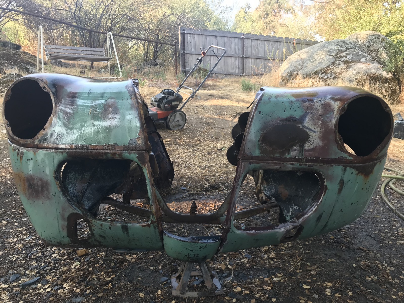 1941 Ford Complete Front Clip In Solid Original State Willing To Partout Lmk.