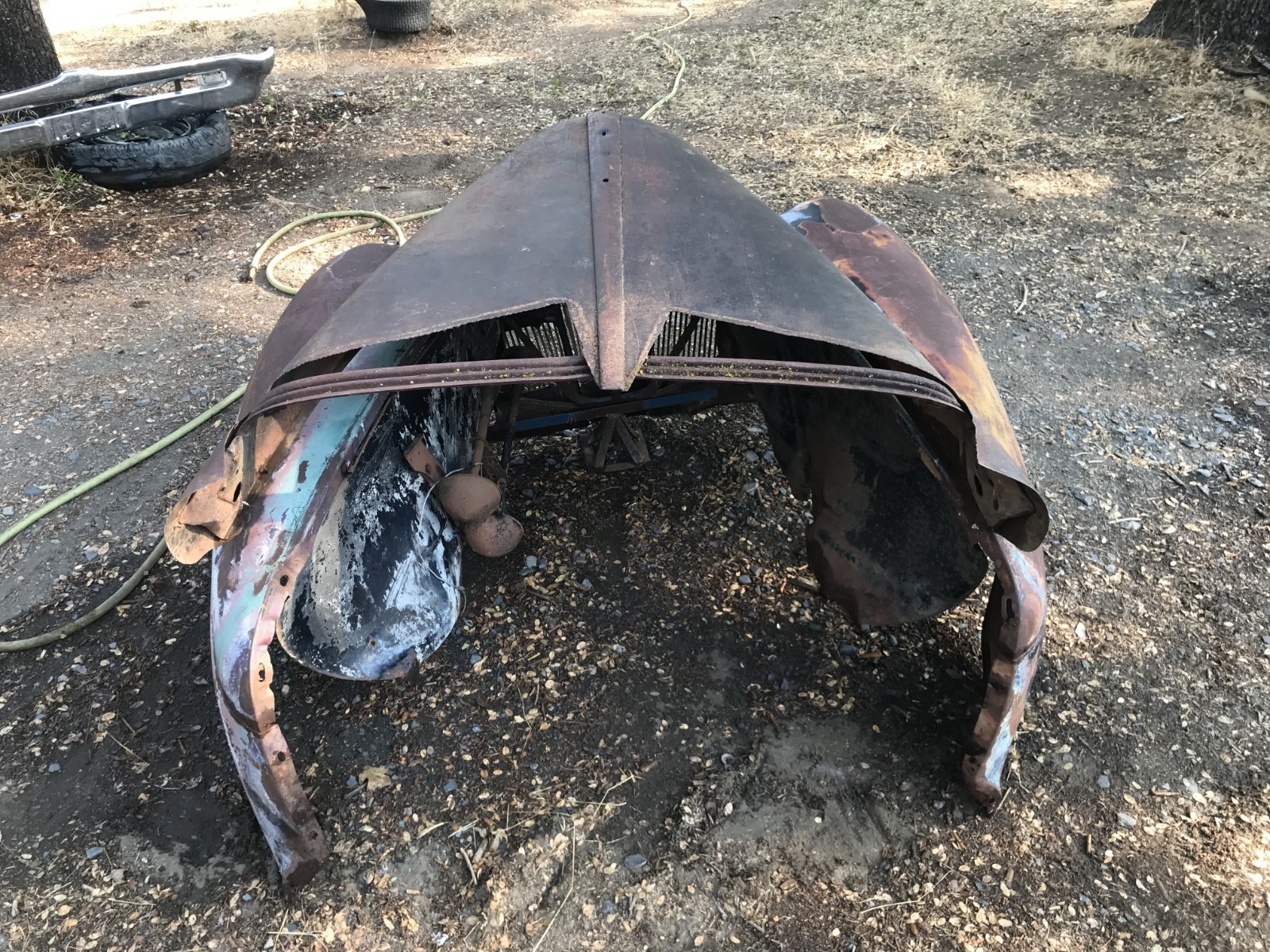1941 Ford Complete Front Clip In Solid Original State Willing To Partout Lmk.