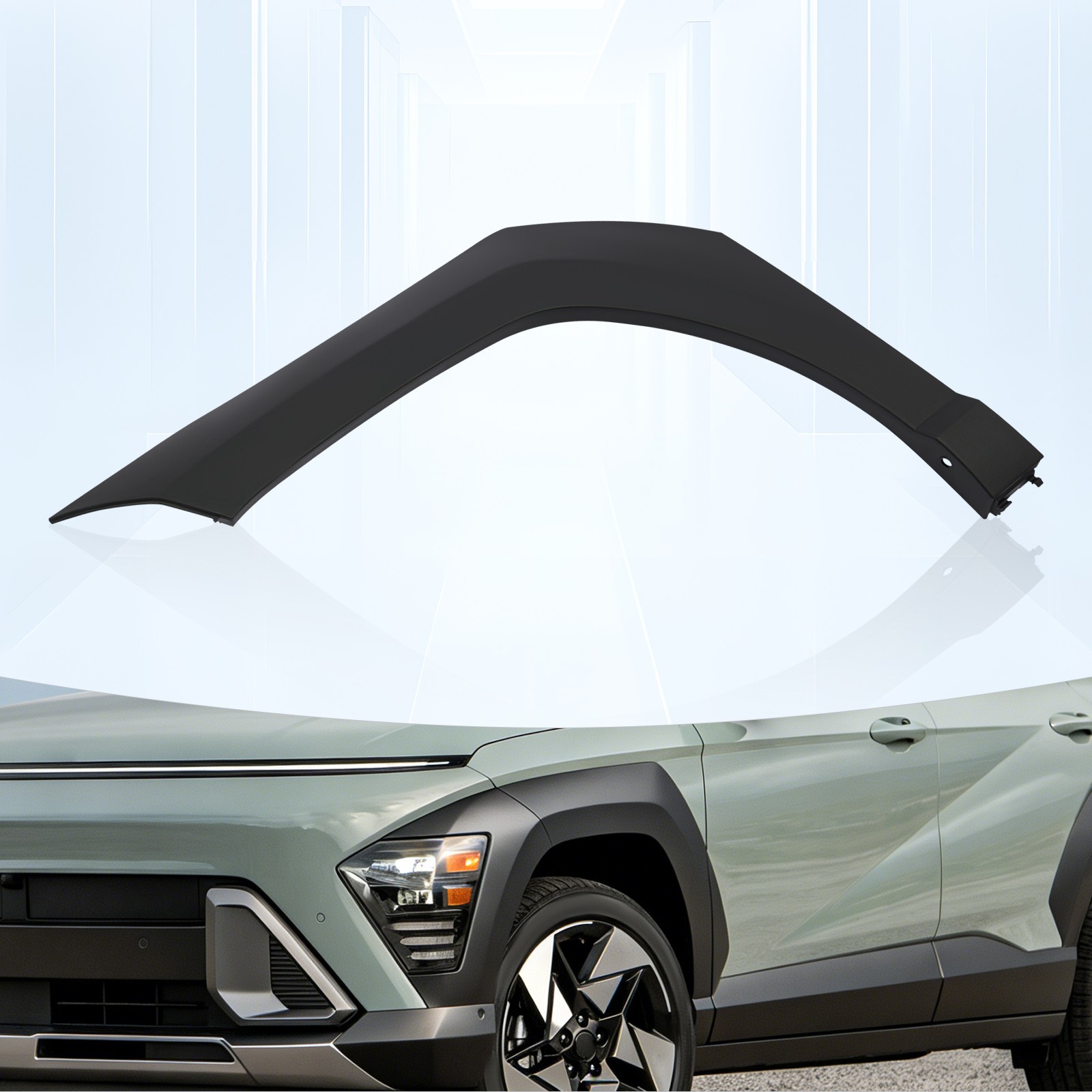 Front Fender Molding Left Driver LH for 2024-2025 Hyundai Kona / 87711-BE000