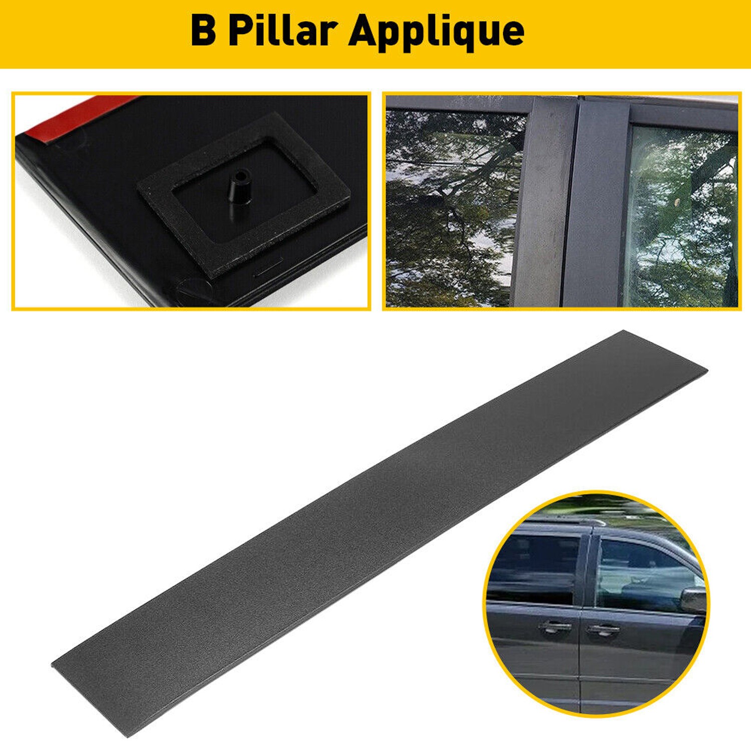B Pillar Front Passenger Door Applique Fit For Dodge Grand Caravan Town&Country
