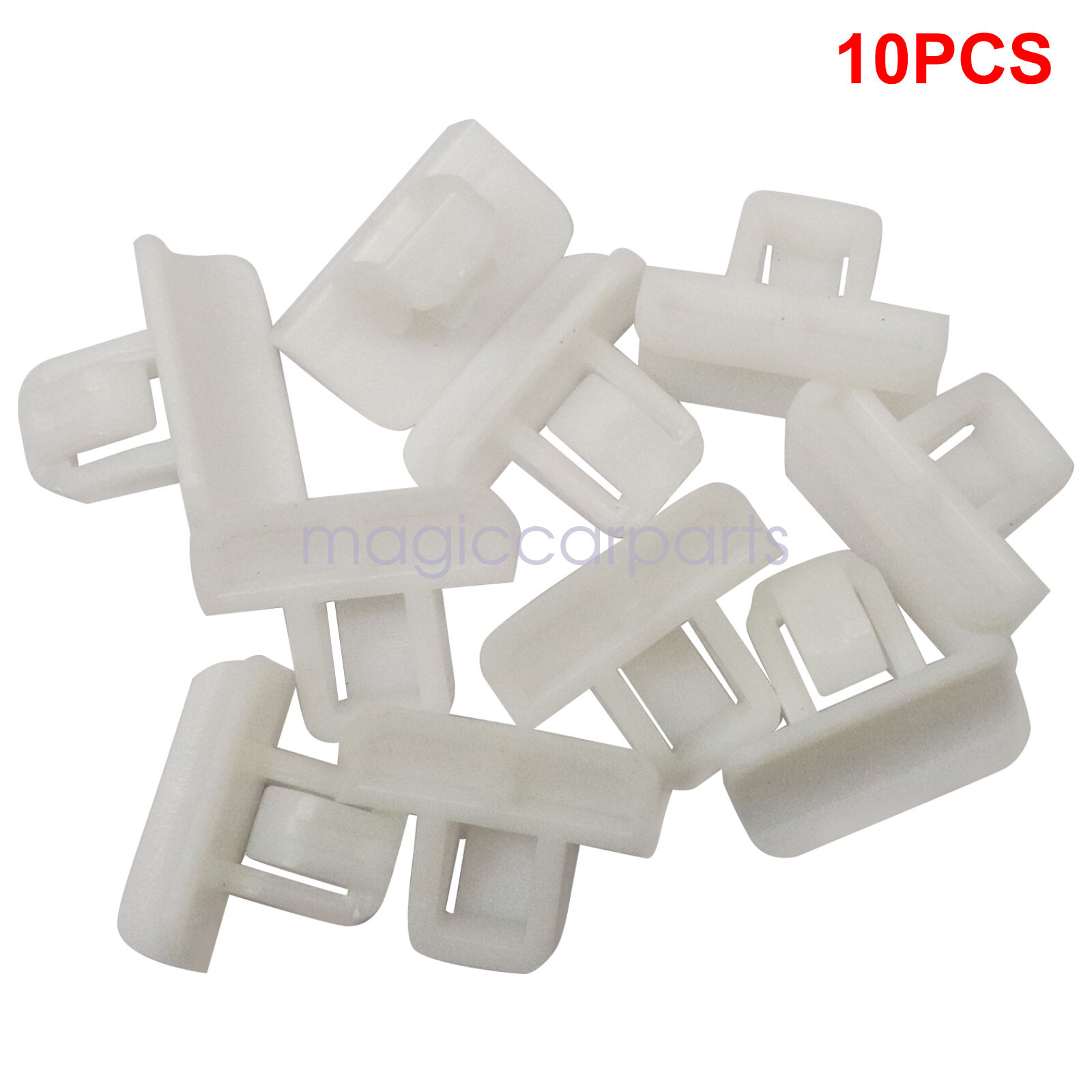 10-PC White Nylon Retainer Clips for Cadillac XT4 XT5 XT6 2017-2022 11547341
