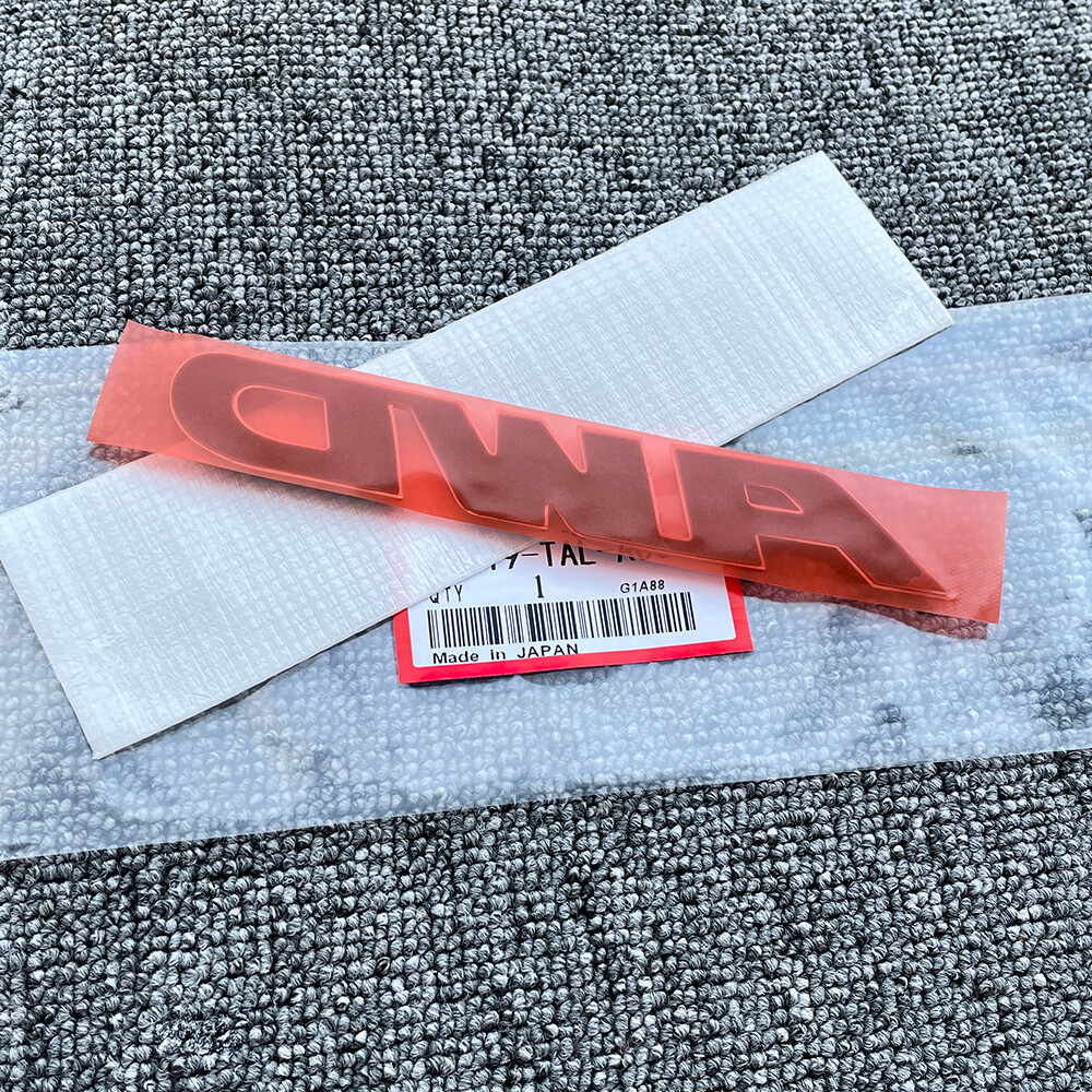 GENUINE Silver AWD Badge Rear Trunk Emblem