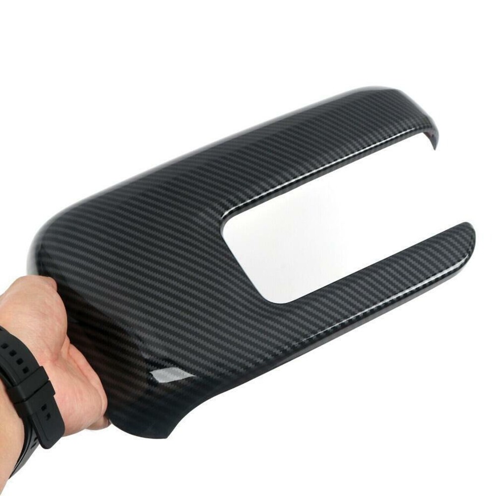 For Ford F150 F-150 2021-2026 Real Carbon Fiber Rearview Side Mirror Cover Cap