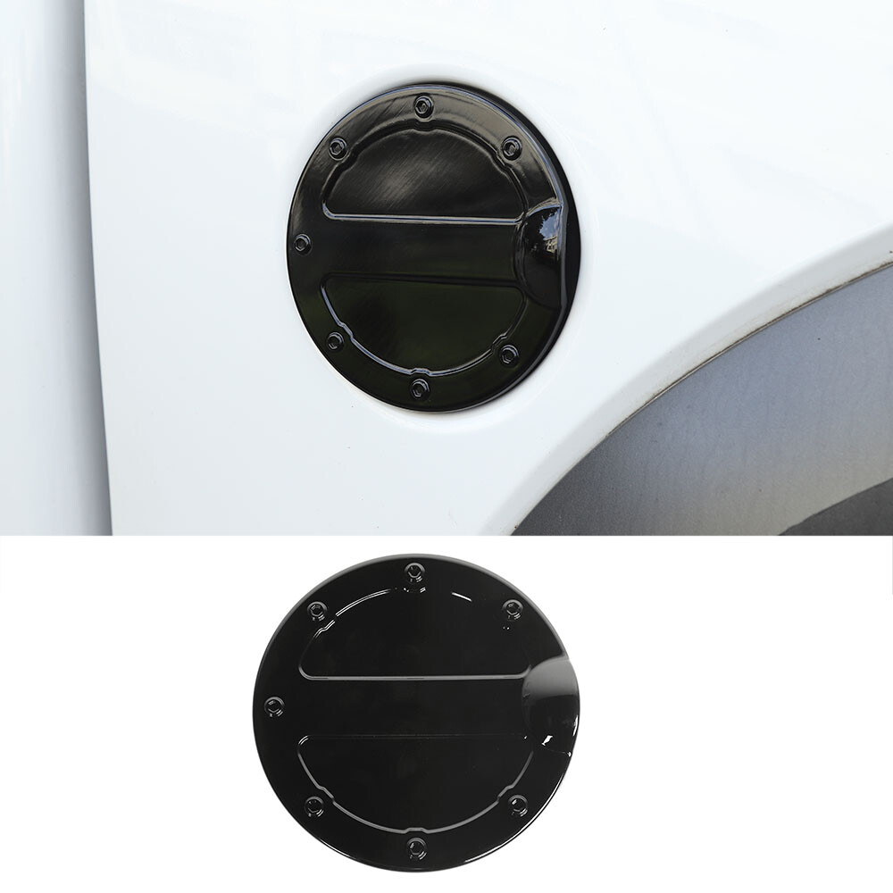 ABS Black Gas Cap Fuel Filler Door Cover Trim for Ford F150 2009 2010 2012 2013