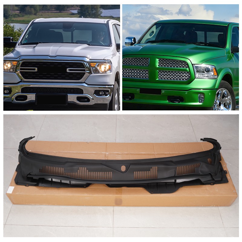 Front Grille Windshield Wiper Cowl Panel For Dodge Ram 1500/2500/3500 2009-2024