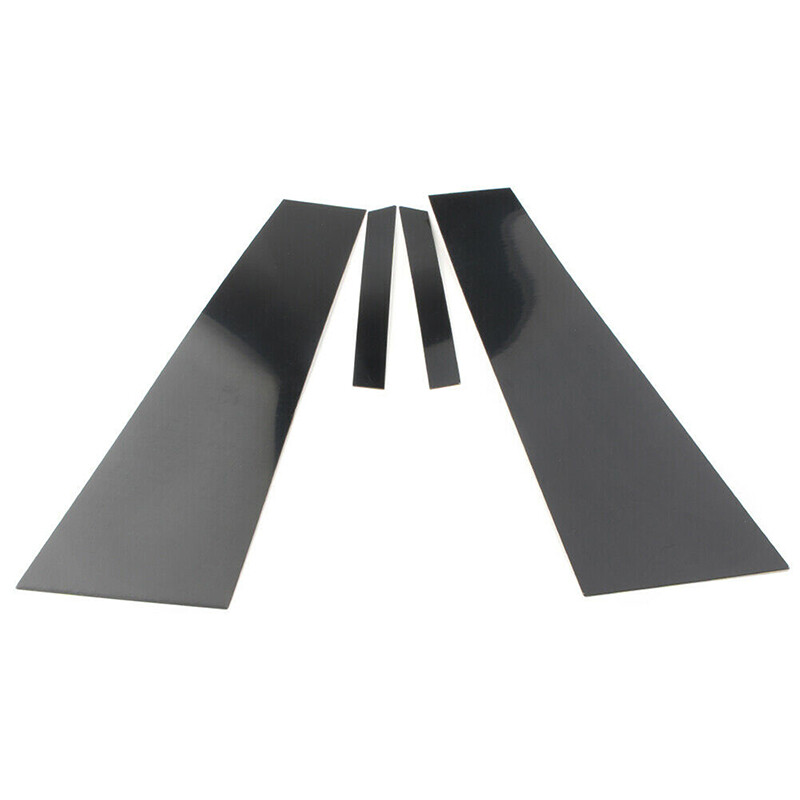 Gloss Black Pillar Posts Door Trim For MERCEDES CLS CLS500 CLS350 2006-2011