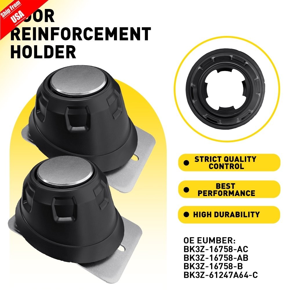 2X Door Bumper Magnet Stop Cover For Ford Transit 150 250 350 15-24 BK3Z16758AC