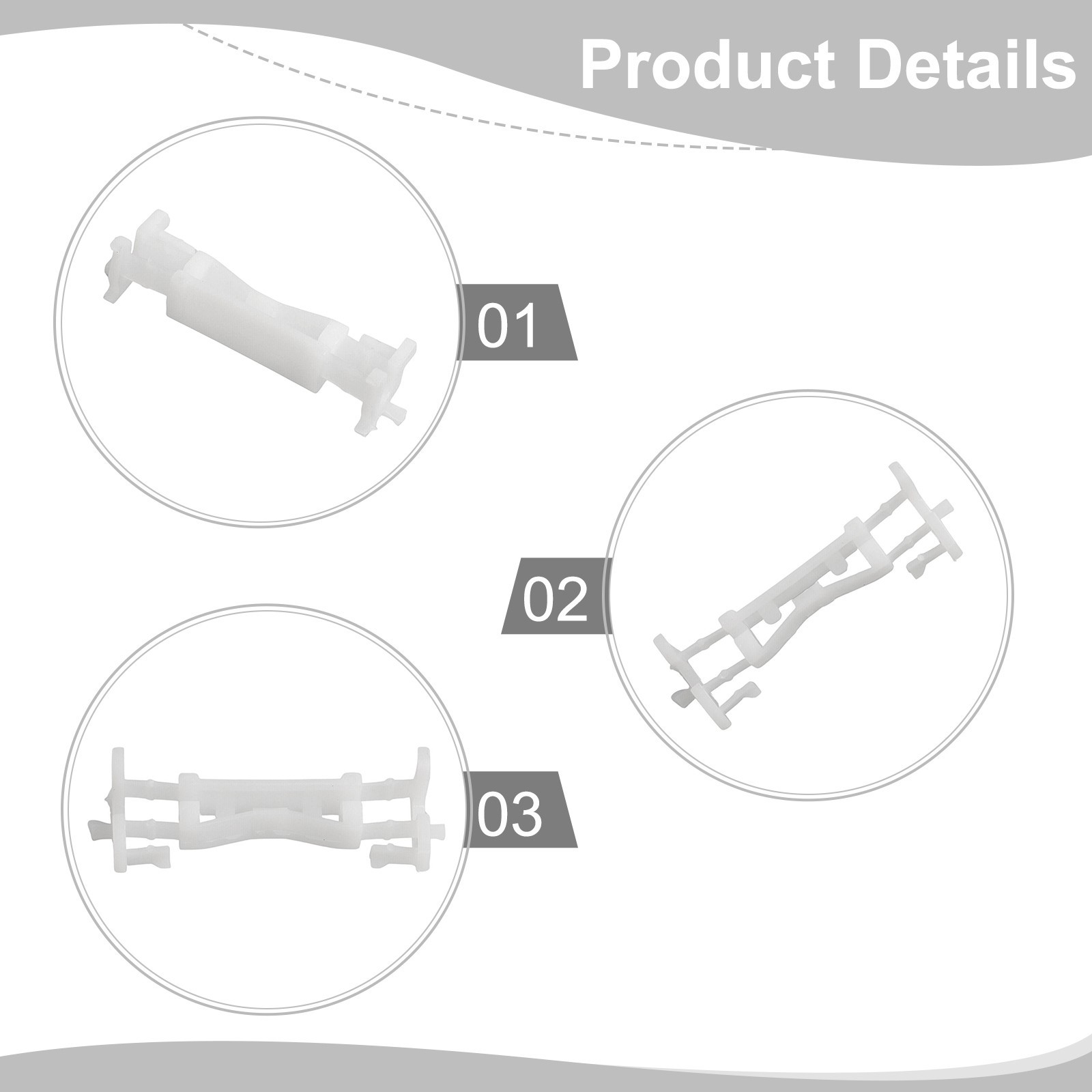 Lancer Plastic Number Of Pieces As Shown Package Content Roof Molding Clips