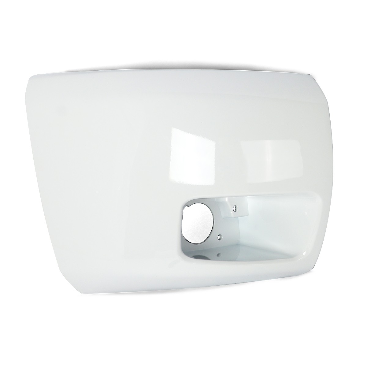Summit White Front Bumper End Caps w/ Fog Light Hole For Silverado 1500 2007-13