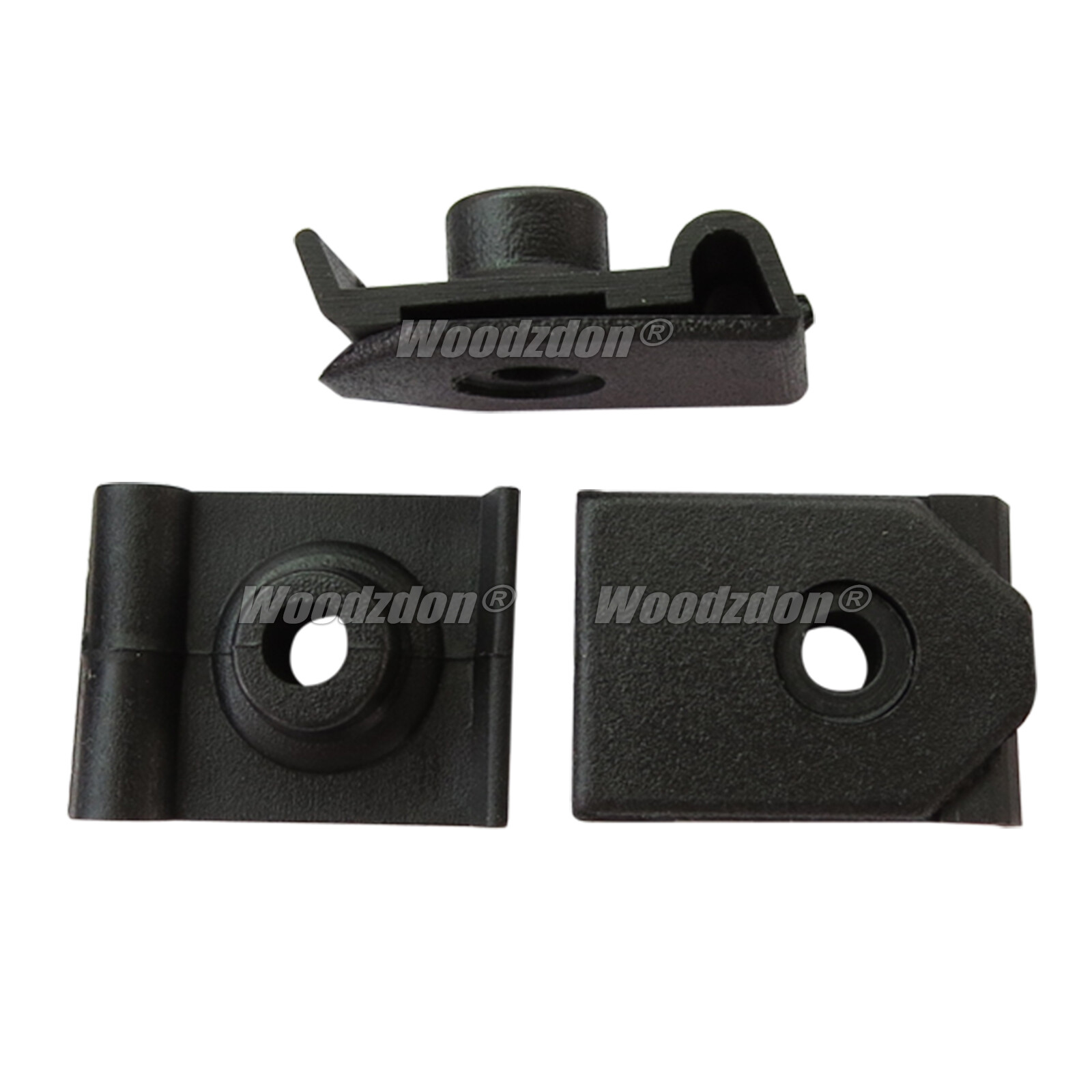 5.5mm Hole Screw Mounting Wheel Arch Cover Fasteners Black Clip Auto Body 50 Pcs