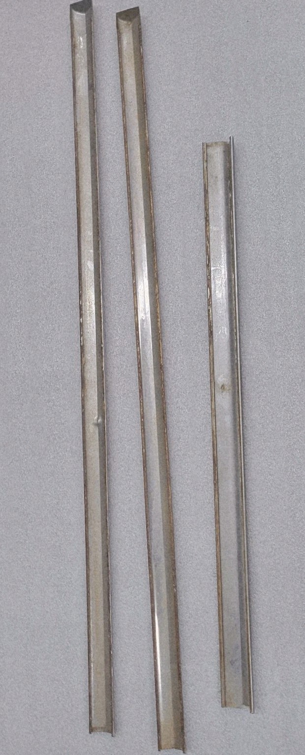 Lot of 3 Packard Exterior Chrome Trim Stainless Steel Trim Unknown Year 1950s?