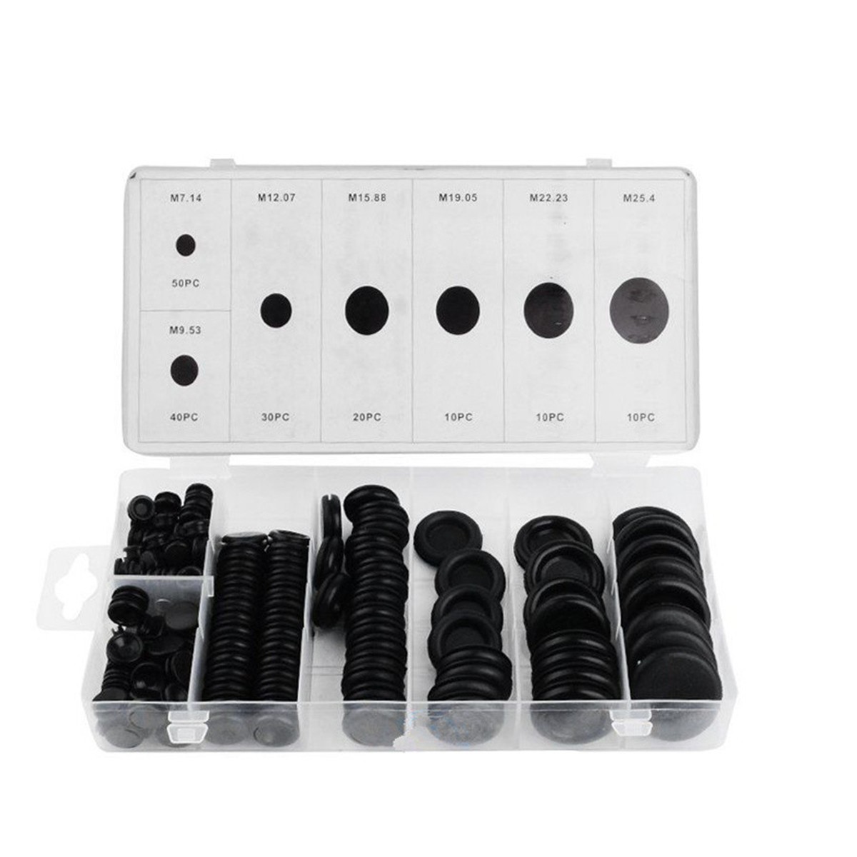 7 Sizes Grommet Firewall Hole Plug Set Wire Gasket Kits Boxed Car Accessories