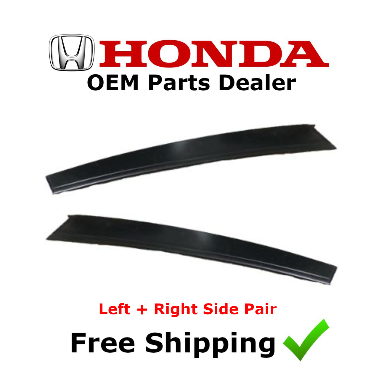 2004 Honda Civic *Sedan* 4DR LH + RH PAIR Pillar Molding Garnish NEW (OEM)