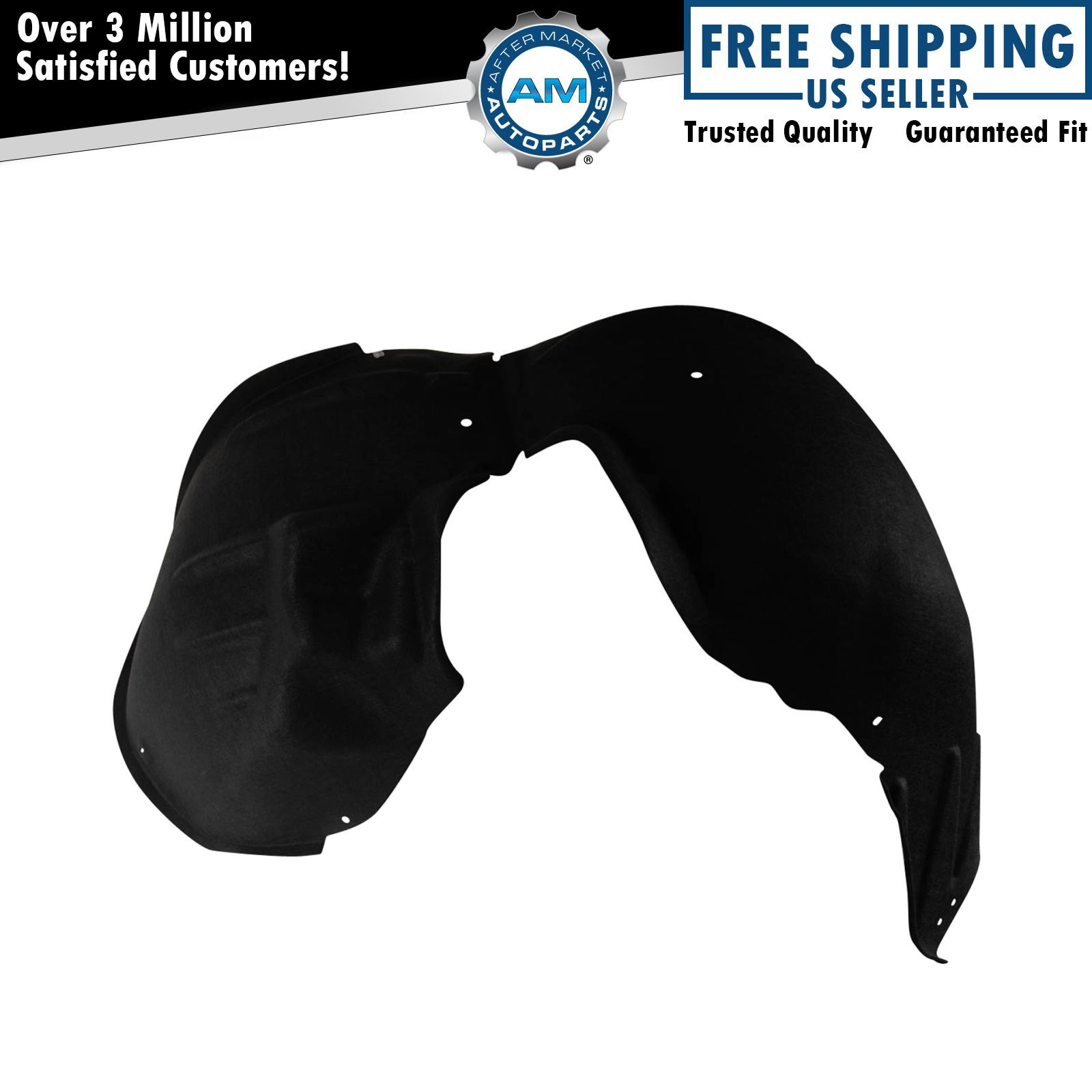 Front Left Inner Fender Liner Black For 2019 Chevrolet Malibu GM1248302