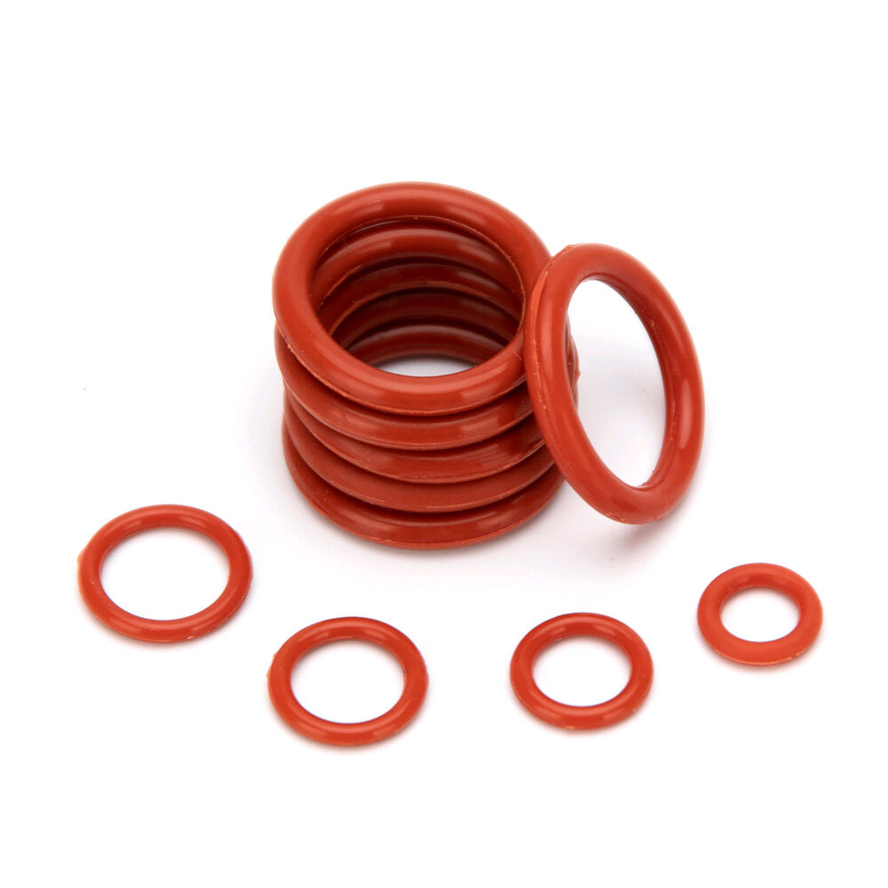 225Pcs Red O-Ring VMQ Seal Sealing O-Ring Washer Rubber O-Rings Assortment Set