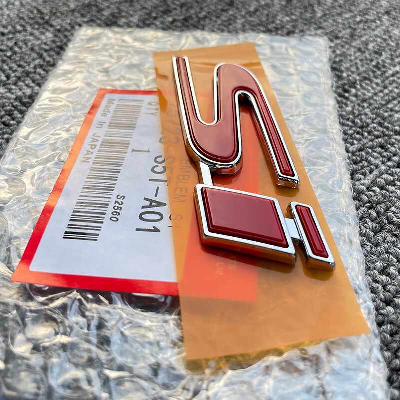 NEW SI RED BADGE For HONDA 2002-2015 Civic REAR SI EMBLEMB EP3 HATCHBACK SPOR