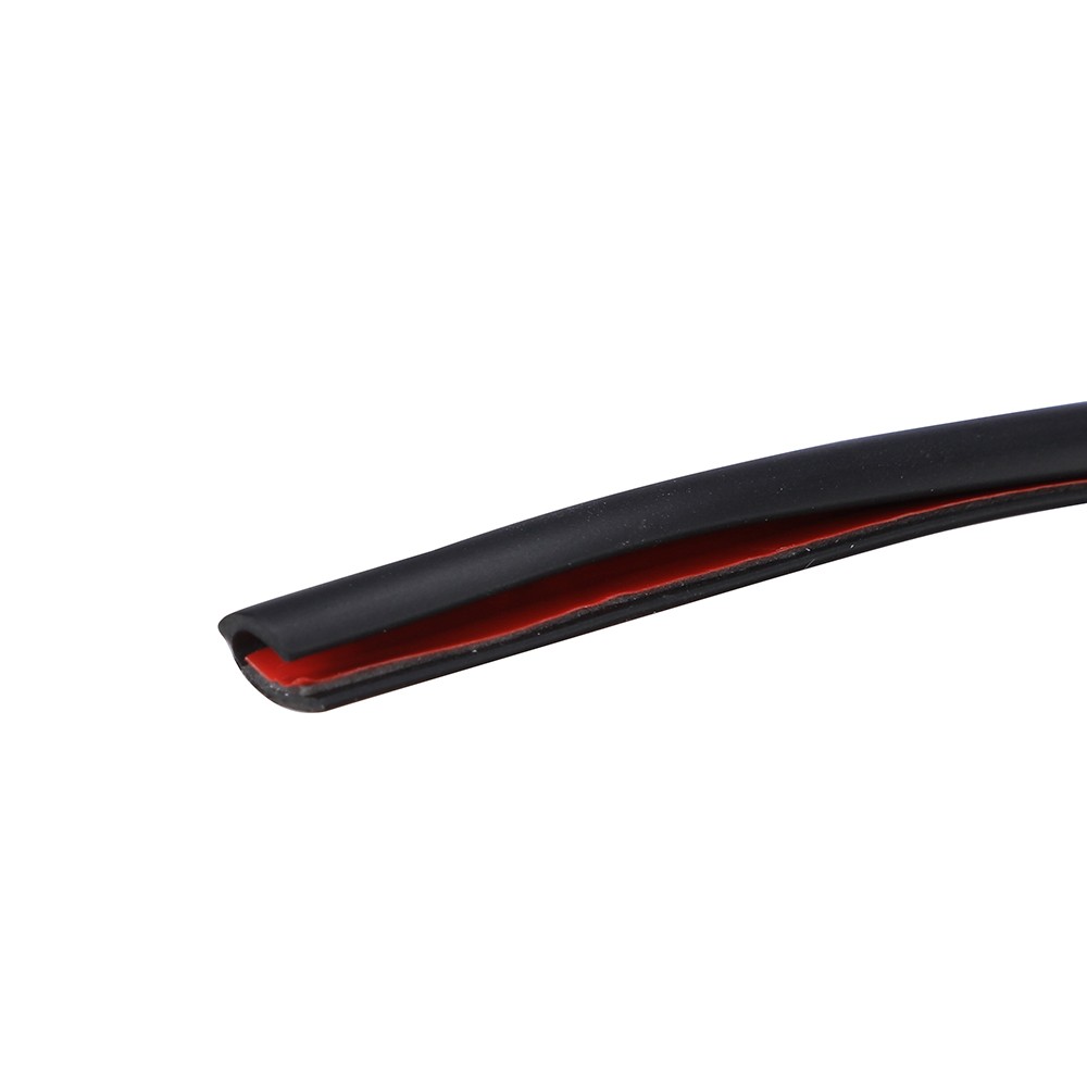 32ft U-shaped Door Bead Rubber Protector 10m Black Replacement